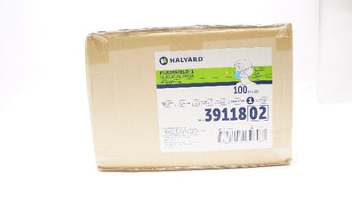 Halyard 39118 Fluidshield 1 Surgical Mask, Blue (x) - Case of 100